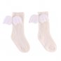 Toddler Socks Baby Cartoon Knee High Socks With WING Children Black White Sock Baby Girl Leg Warmers
