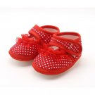 Newborn Girls Baby Booties Polka Dot Shoes Baby Booties Soft Sole Infants Crib First Walkers bebek p