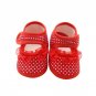 Newborn Girls Baby Booties Polka Dot Shoes Baby Booties Soft Sole Infants Crib First Walkers bebek p