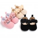 2018 Spring flower style Newborn baby moccasin shoes baby girl princess dress shoes mary jane cute b