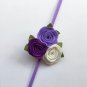 Headband Bebe Girl Triple Felt Rose Flower Hair band Kids Children Christmas Headwear Princess Photo