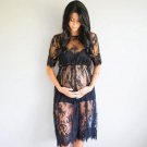 Maternity Photography Props Lace See Through Maternity Dress Fancy Studio Clothes Pregnancy Photogra