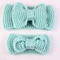 2Pcs/set Mom and Baby Matching Handmade Knit Bow Headband Women Headband Infant Kids Crochet Hair b