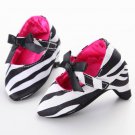 Newborn Baby Girl Princess Sweet Beautiful Baby Toddler Baby Crib Shoes Bow High Heels for Photos