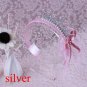 1PC Cute Kids Girls Pearls Lace Bow Ribbon Crown Princess Christmas Party Birthday Hair Band Hoop Ac