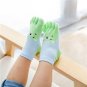 New Design Cute Cartoon Bear Five Toes Socks Kids Socks Girl Boy Children Hosiery Five Fingers Socks