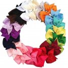 20 Pcs/lot Baby Infant Girls Costume Hair Bows Clips Xmas Christmas Baby Accessories Y56