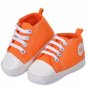 Newborn Kids Toddlers Canvas Cotton Crib Shoes Lace Up Casual Shoes 11-13 Prewalker First Walkers