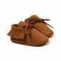 PU Suede Leather Newborn Baby Boy Girl Moccasins Soft Moccs Shoes Bebe Fringe Soft Soled Non-slip Fo