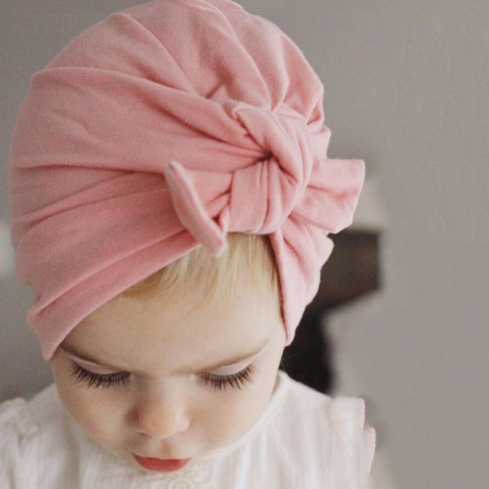 new rabbit bunny ears knot baby girls kids headbands hair head bands ...