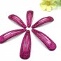 2017 Sale Real Children 6pcs Hair Clips Korean Fashion 4.8cm Kids Accessories Glittering Solid Hairp