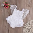 Baby Girl Clothes Lace Floral Bodysuit Sunsuit Outfits Lovely White Lace Baby Bodysuits 0-18 Months 
