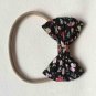 Bebe Nylon Headband Elastic Print Soft Hair Bows Tie Bowknot Kids Hair Band Children Headwear Hair A