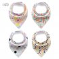 4Pcs Cotton Baby Bandana Bibs Kids Cute Soft Bavoir Newborn Toddler Triangle Scarf BIB Infant Burp C