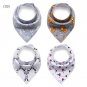 4Pcs Cotton Baby Bandana Bibs Kids Cute Soft Bavoir Newborn Toddler Triangle Scarf BIB Infant Burp C