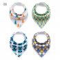 4Pcs Cotton Baby Bandana Bibs Kids Cute Soft Bavoir Newborn Toddler Triangle Scarf BIB Infant Burp C