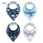 4Pcs Cotton Baby Bandana Bibs Kids Cute Soft Bavoir Newborn Toddler Triangle Scarf BIB Infant Burp C