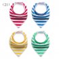4Pcs Cotton Baby Bandana Bibs Kids Cute Soft Bavoir Newborn Toddler Triangle Scarf BIB Infant Burp C