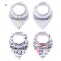 4Pcs Cotton Baby Bandana Bibs Kids Cute Soft Bavoir Newborn Toddler Triangle Scarf BIB Infant Burp C