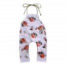 Summer Infant Babys Girl Clothing Halter Floral Romper Sunsuit Jumpsuit Outfit Clothes Hot