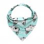 Baby Waterproof Bibs Triangle Cotton Baberos Double Layers Cartoon Animal Print Kids Bandana Bibs Dr