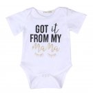 Newborn Baby Cotton Romper Infant Boy Girl Jumpsuit Kids Clothes Summer short sleeve Outfit