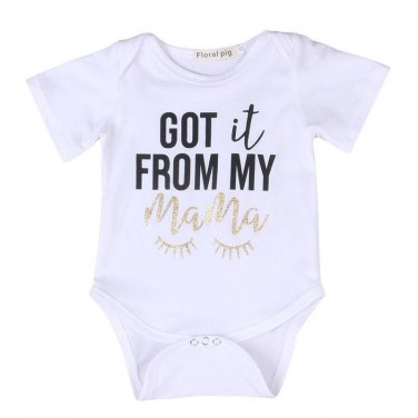 Newborn Baby Cotton Romper Infant Boy Girl Jumpsuit Kids Clothes Summer short sleeve Outfit