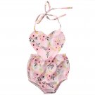 Summer Newborn Infant Baby Girl Romper Love Sleeveless Floral Romper Jumpsuit Outfit Playsuit Clothe
