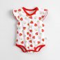 Baby Rompers Hot Summer New Baby Girls Clothes Floral Print Casual Stawberry Short-sleeved Jumpsuit