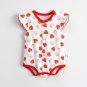 Baby Rompers Hot Summer New Baby Girls Clothes Floral Print Casual Stawberry Short-sleeved Jumpsuit