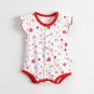 Baby Rompers Hot Summer New Baby Girls Clothes Floral Print Casual Stawberry Short-sleeved Jumpsuit