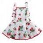 Princess Strawberry Romper Floral Jumpsuit Newborn Girls Baby Romper Tutu Dress Outfits