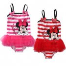 One Piece New 2018 Summer Baby Kids Girl Minnie Mouse Swimsuit Bikini Swimming Costume Swimwear Bath