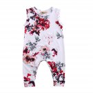 Kid Newborn Summer Girls Clothes Toddler Baby Girl Romper Sleeveless Cute Flower Outfits Sunsuit Clo