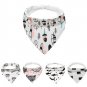 2017 New Design Cute Cartoon Patterns Baby Kids Cotton Bandana Bibs Feeding Saliva Towel Dribble Tri