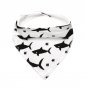 2017 New Design Cute Cartoon Patterns Baby Kids Cotton Bandana Bibs Feeding Saliva Towel Dribble Tri