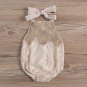 New 2017 Cute Newborn Toddler Infant Baby Girl Summer Sleeveless Lace Bodysuit Jumpsuit Clothes