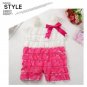 Baby Lace Rompers Newborn lucky child photography Lace Petti Romper Baby Girls Christmas Clothes Inf