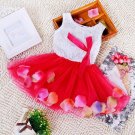 Kids Girls Flower Dress Baby Girl Butterfly Birthday Party Dresses Children Fancy Princess Ball Gown