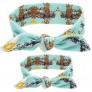 Popular wear Mother  And Kids DIY Rabbit Ears Elastic Cloth  Headband turbante hairband headbands pr