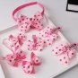 MISM 2017 1Set=7pc Kids Cute Dot Bow Tie Shape Hairpin Handmade Prefect Hair Clip Gift Set Bows Hair