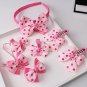 MISM 2017 1Set=7pc Kids Cute Dot Bow Tie Shape Hairpin Handmade Prefect Hair Clip Gift Set Bows Hair
