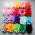 20pcs/lot 2017 new 20color alternative big chiffon hair flower 10cm headband diy flowers without cli