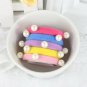 TS 20pcs Candy Colored Rivet Hair Holders High Quality Rubber Bands Hair Elastics Accessories Girl W