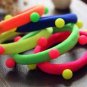 TS 20pcs Candy Colored Rivet Hair Holders High Quality Rubber Bands Hair Elastics Accessories Girl W