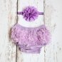 Baby Cotton Lace Bloomers Newborn Flower Headband Shorts Cute Baby Bottom Diaper Cover Toddler Girls