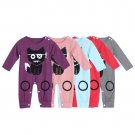 Cartoon Baby Romper Spirng Autumn Long Sleeve Little Monster Baby Boy Girl Romper Infant Warm Jumpsu