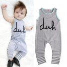 Cute Toddler Infant Newborn Baby Girl Boy Cotton Sleeveless Romper Jumpsuit Outfits Clothes