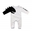 Newborn Baby Boy Girls Clothing Striped Romper Long Sleeve Cotton Cute Animals Jumpsuit Outfits Clot