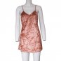 Brand New Simple Style Spring summer Women Vintage short Party Dresses Sling Velvet V-neck dress